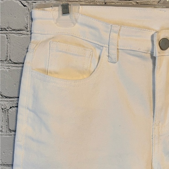 NWT Girls Fred Marshall White Stretch Jeans- 12 - Picture 4 of 13